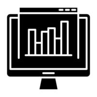 ícone de análise do site, adequado para uma ampla gama de projetos criativos digitais. feliz criando. vetor