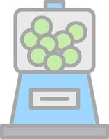 design de ícone de vetor de máquina de doces