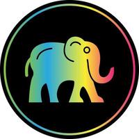 design de ícone de vetor de elefante