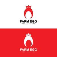 logotipo de ovo, design de fazenda de ovos, logotipo de frango, vetor de comida asiática