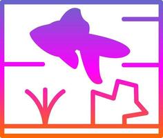 design de ícone de vetor de aquário