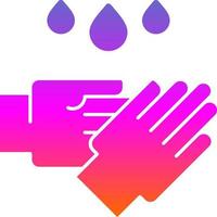 design de ícone de vetor de lavagem das mãos