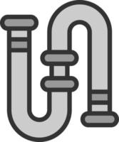 design de ícone de vetor de tubulação