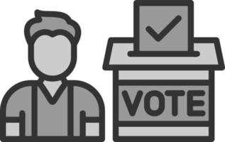 design de ícone de vetor de referendo