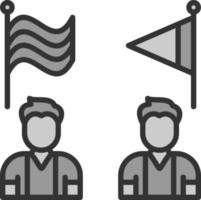 design de ícone de vetor de partido político