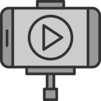 design de ícone de vetor vlog