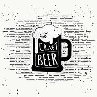 livre mão desenhada vetor vetor de cerveja