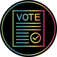 voto verificado design de ícone vetorial vetor