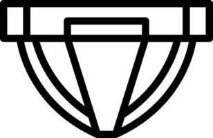 design de ícone de vetor jockstrap