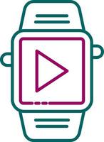 ícone de vetor de smartwatch