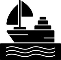 design de ícone de vetor de barco