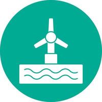 design de ícone de vetor de turbina