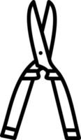 design de ícone de vetor de tesoura