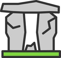 design de ícone vetorial de stonehenge vetor