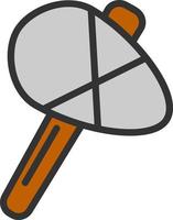 design de ícone de vetor de machado de pedra