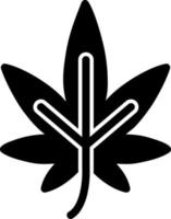 design de ícone de vetor de cannabis