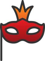 design de ícone de vetor de máscara de carnaval