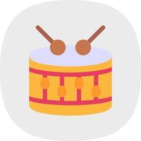 design de ícone de vetor de tambor