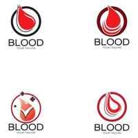 sangue circulante, doação de sangue, logotipo de doação de sangue ilustração modelo vetor de design para fins médicos hospital de clínica de fitoterapia e transfusão de sangue