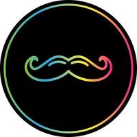 design de ícone de vetor de bigode