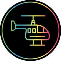 design de ícone de vetor de helicóptero