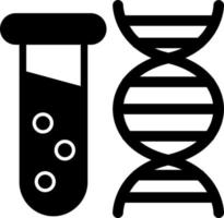 design de ícone de vetor de teste de dna