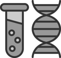 design de ícone de vetor de teste de dna