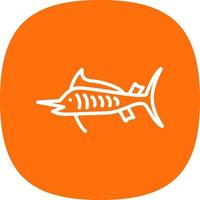 design de ícone de vetor de marlin