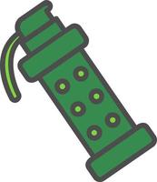 ícone de vetor de granada de acrobacias