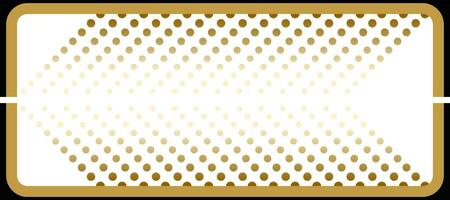 vetor de papel de parede de design de fundo de meio-tom de pontos de seta dourada