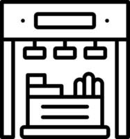 design de ícone de vetor de estande