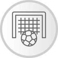 ícone de vetor de poste de gol