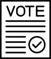 voto verificado design de ícone vetorial vetor