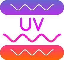 design de ícone vetorial ultravioleta vetor