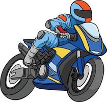 Clipart de desenho animado de motocicleta com rosto de veículo