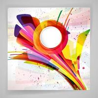 fundo brilhante abstrato multicolorido. elementos para o projeto. eps10. vetor