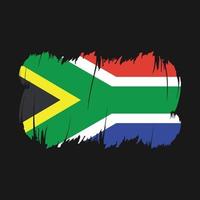 vetor de escova de bandeira da áfrica do sul
