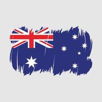 vetor de escova de bandeira da austrália
