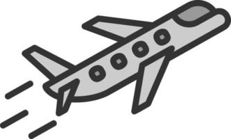 design de ícone de vetor de avião