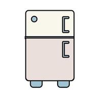 este é o ícone da geladeira vetor