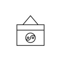 vetor chinês de calendário para apresentação do ícone do símbolo do site