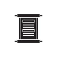 vetor de rolagem chinês para apresentação do ícone do símbolo do site