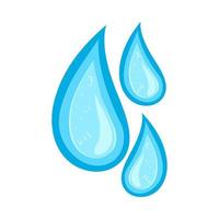 ícone de gotas de água vetor