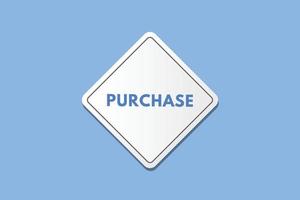 botão de texto de compra. comprar sinal ícone etiqueta etiqueta web botões vetor
