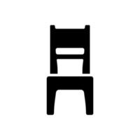 modelo de vetor de design de ícone de cadeira