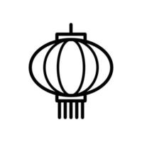 modelo de vetor de design de ícone de lanternas chinesas
