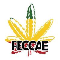 cor reggae com composição cannabis vetor