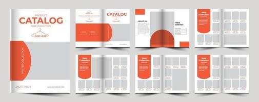 design de catálogo de produtos e tamplate de catálogo vetor