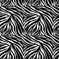 estampa de animais vetoriais. ornamento de zebra. padrão perfeito