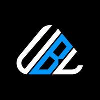 design criativo do logotipo da letra ubl com gráfico vetorial, logotipo ubl simples e moderno. vetor